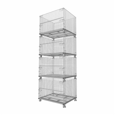 Klatki do przechowywania z siatki stalowej